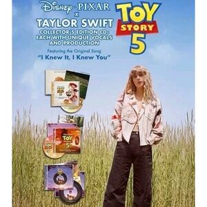 Disney Taylor Swift Toy Story 5 CD Single Set ofn3 Soundtrack Pop Collectible